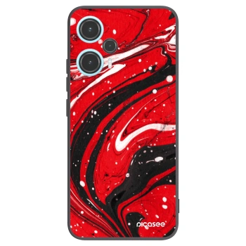 Picasee silikonski črni ovitek za Xiaomi Poco F5 - Red black
