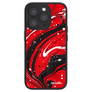 Picasee ULTIMATE CASE MagSafe za Apple iPhone 15 Pro - Red black