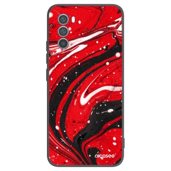 Ovitek za Motorola Moto G62 - Red black