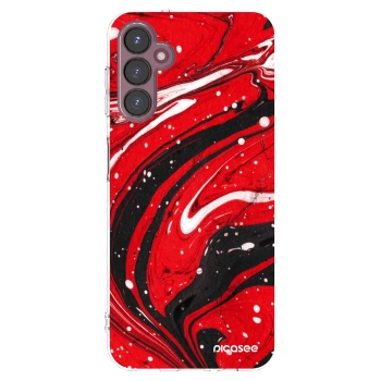 Picasee silikonski prozorni ovitek za Samsung Galaxy A05s A057G - Red black