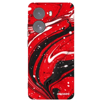 Picasee silikonski črni ovitek za Xiaomi Poco X7 - Red black