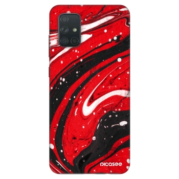 Ovitek za Samsung Galaxy A71 A715F - Red black