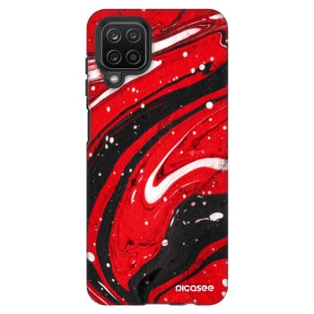 Ovitek za Samsung Galaxy A12 A125F - Red black