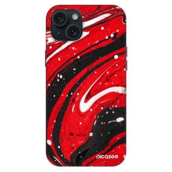 Ovitek za Apple iPhone 15 Plus - Red black