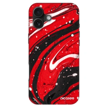 Ovitek za Apple iPhone 16 Plus - Red black
