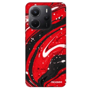 Ovitek za Xiaomi Redmi Note 14 4G - Red black