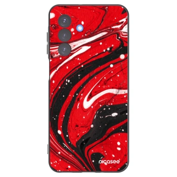 Picasee silikonski črni ovitek za Samsung Galaxy A17 5G - Red black