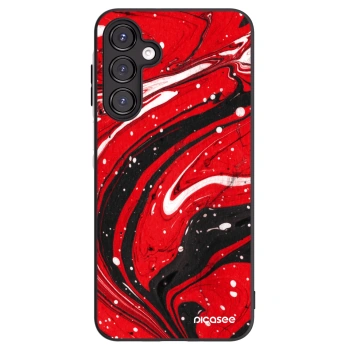 Picasee silikonski črni ovitek za Samsung Galaxy A16 4G - Red black