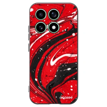 Picasee silikonski črni ovitek za Xiaomi 17 - Red black