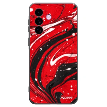 Picasee silikonski črni ovitek za Samsung Galaxy A57 5G - Red black
