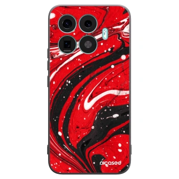 Picasee silikonski črni ovitek za Xiaomi 17T Pro - Red black