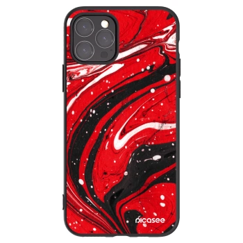 Picasee silikonski črni ovitek za Apple iPhone 11 Pro - Red black