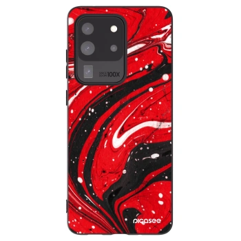 Picasee silikonski črni ovitek za Samsung Galaxy S20 Ultra 5G G988F - Red black