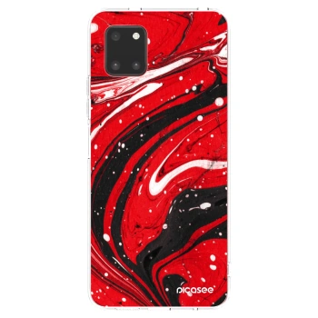 Picasee silikonski prozorni ovitek za Samsung Galaxy Note 10 Lite N770F - Red black