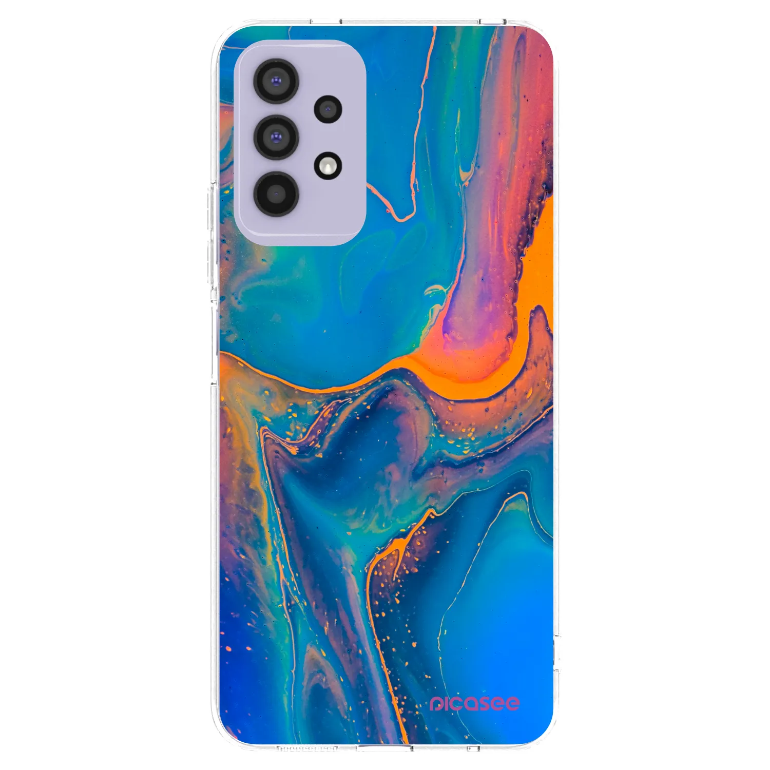 Picasee silikonski prozorni ovitek za Samsung Galaxy A32 4G SM-A325F - Rainbow