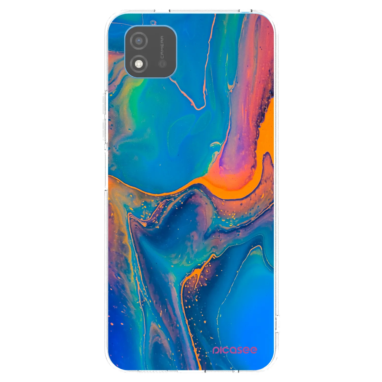 Picasee silikonski prozorni ovitek za Realme C11 (2021) - Rainbow