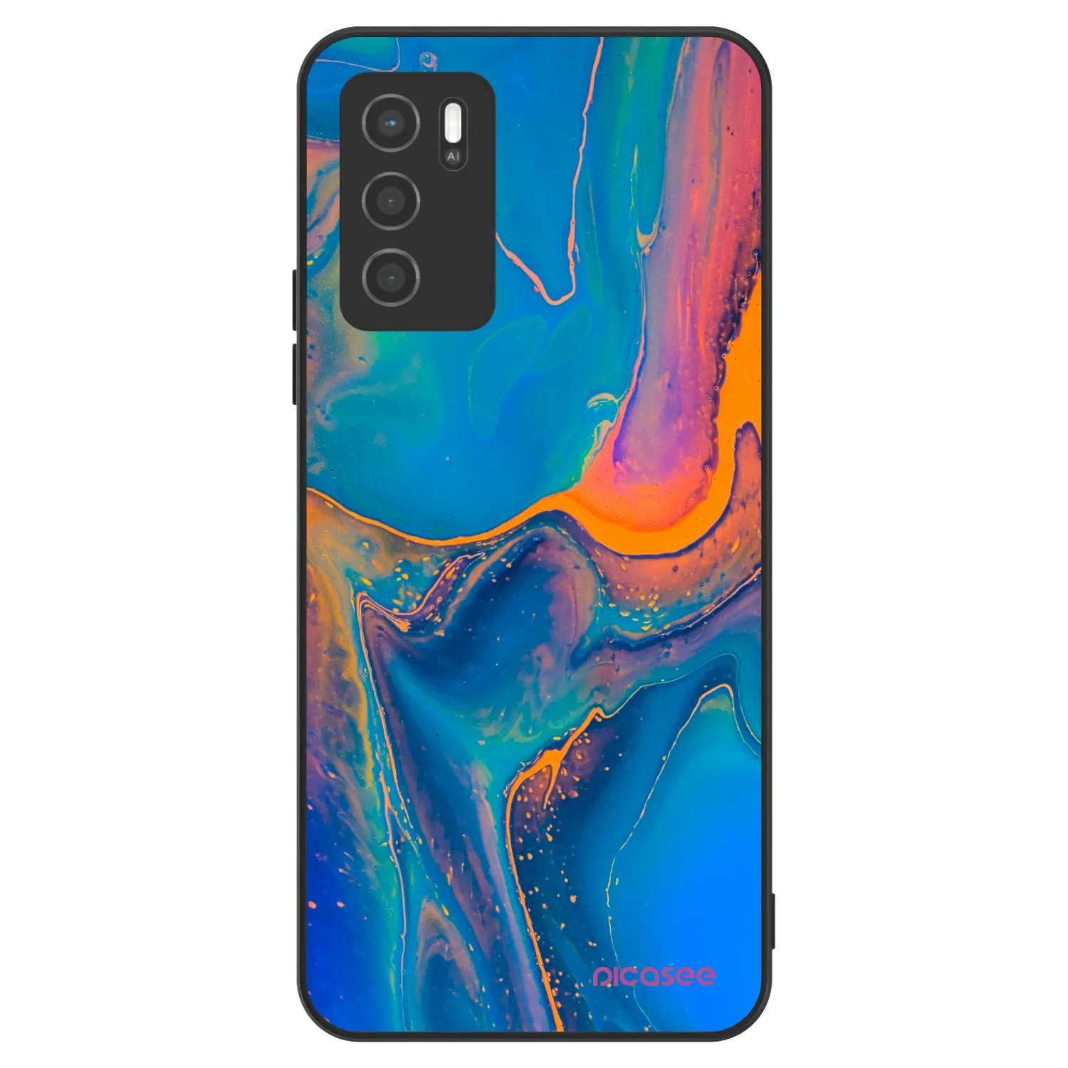 Picasee ULTIMATE CASE za OPPO A16 - Rainbow
