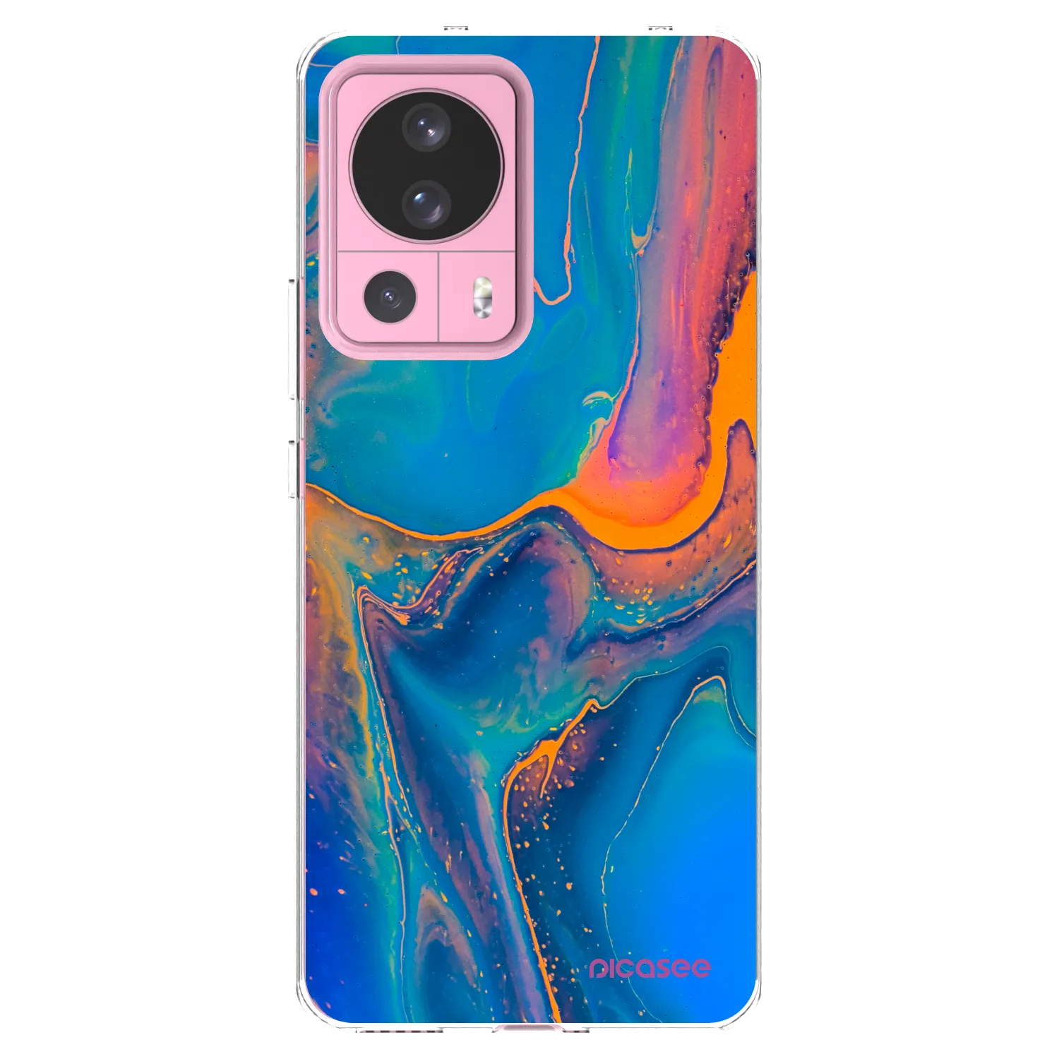 Picasee silikonski prozorni ovitek za Xiaomi 13 Lite - Rainbow