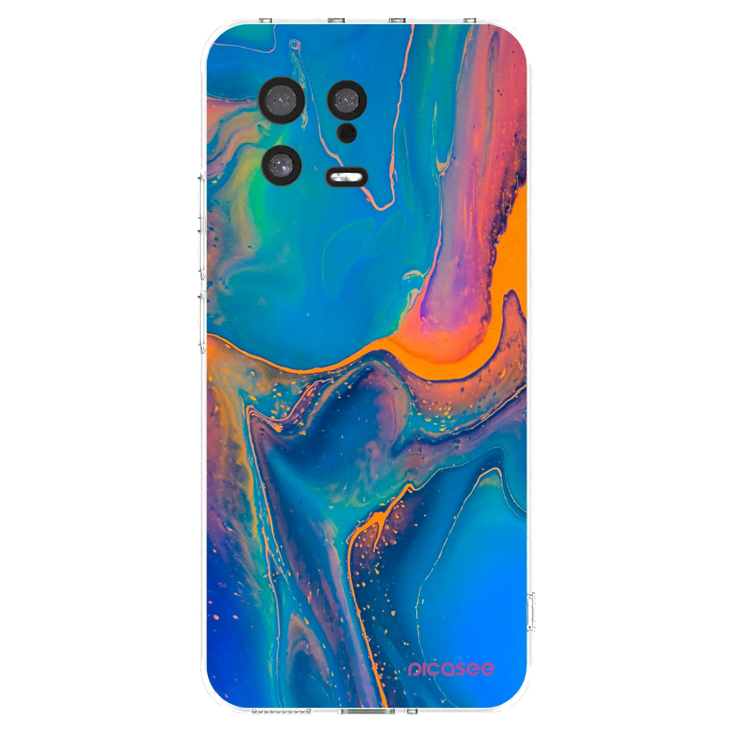 Picasee silikonski prozorni ovitek za Xiaomi 13 - Rainbow