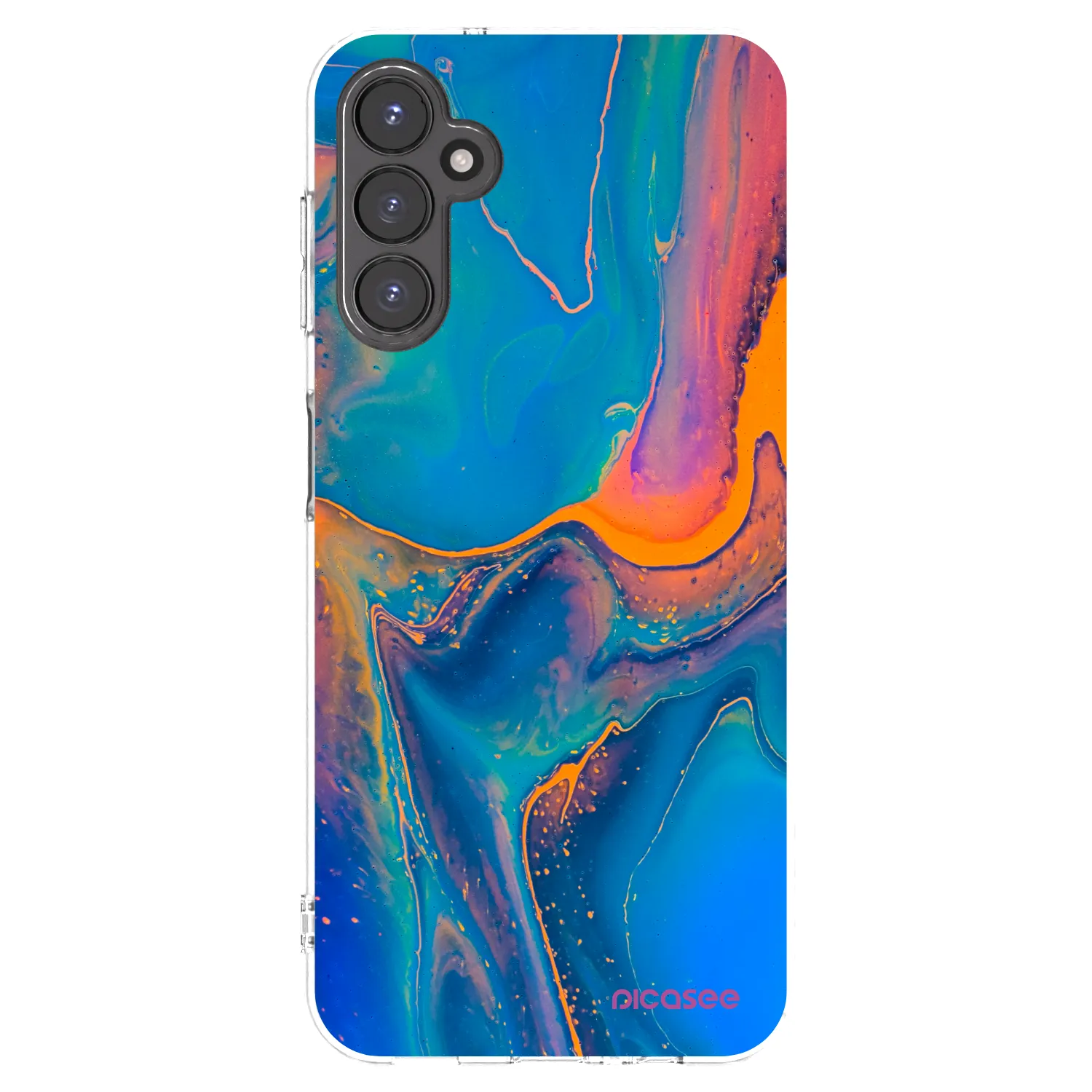Picasee silikonski prozorni ovitek za Samsung Galaxy A14 5G A146P - Rainbow