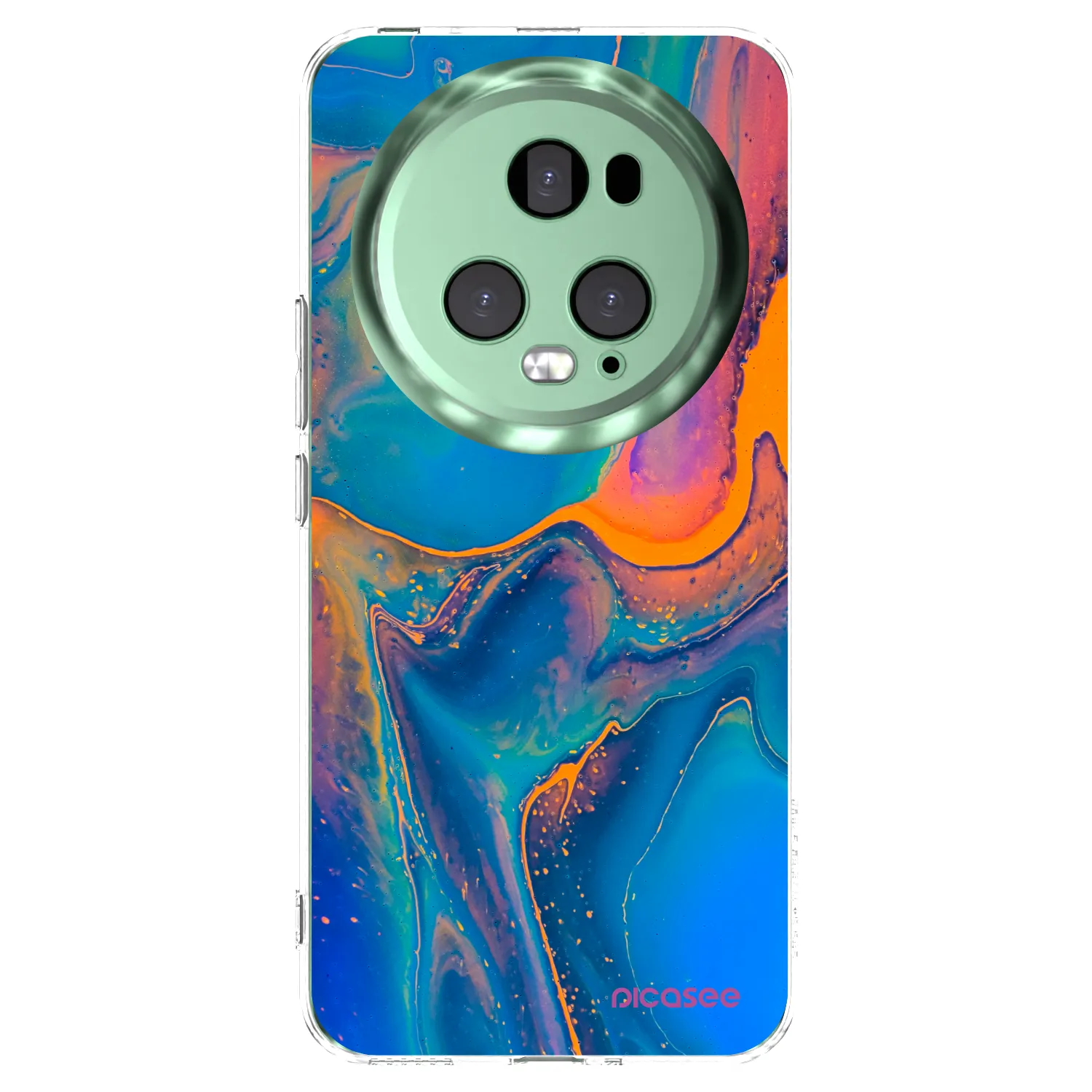 Picasee silikonski prozorni ovitek za Honor Magic5 Pro - Rainbow