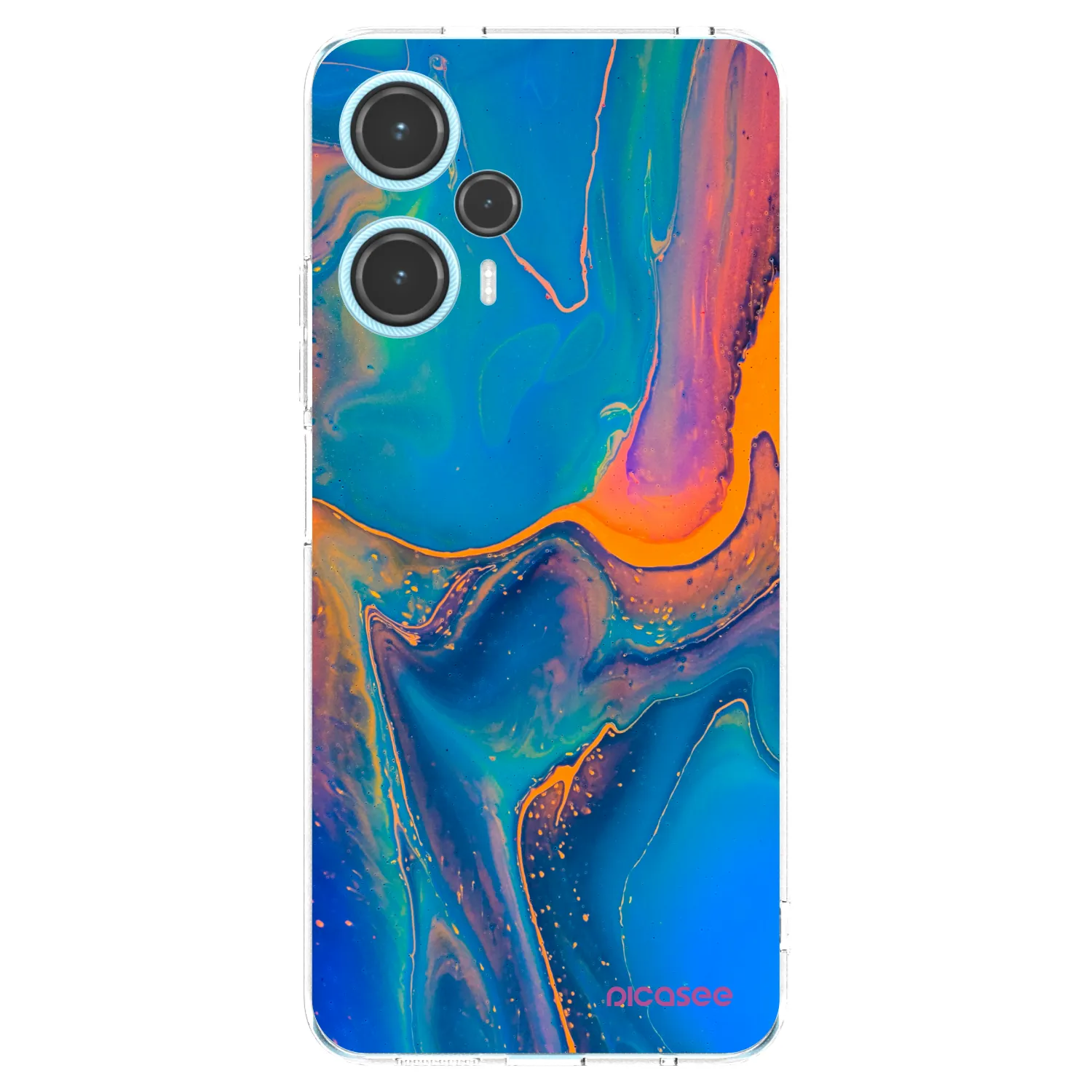 Picasee silikonski prozorni ovitek za Xiaomi Poco F5 - Rainbow