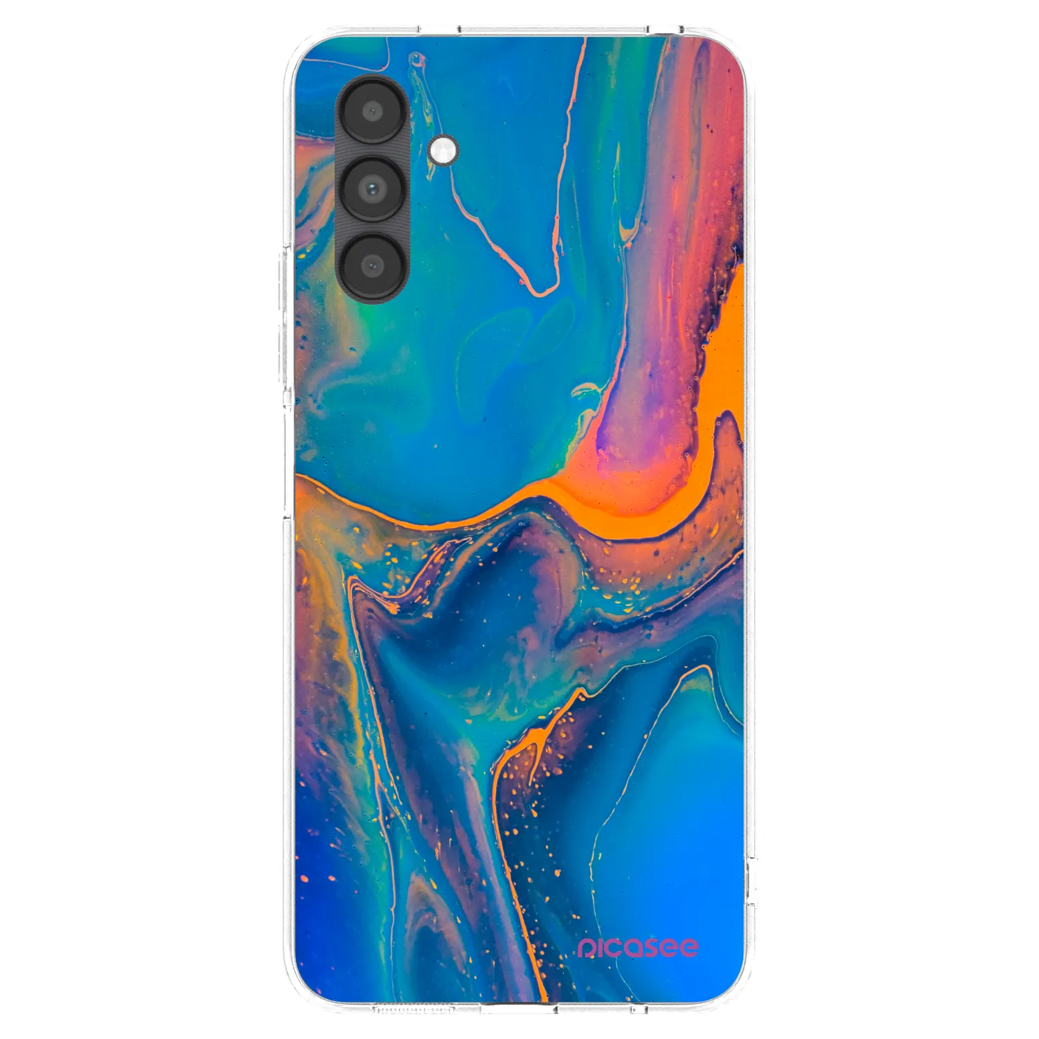 Picasee silikonski prozorni ovitek za Samsung Galaxy A04s A047F - Rainbow
