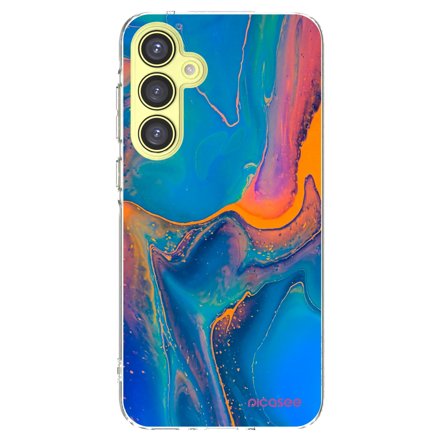Picasee silikonski prozorni ovitek za Samsung Galaxy A35 5G A356B - Rainbow