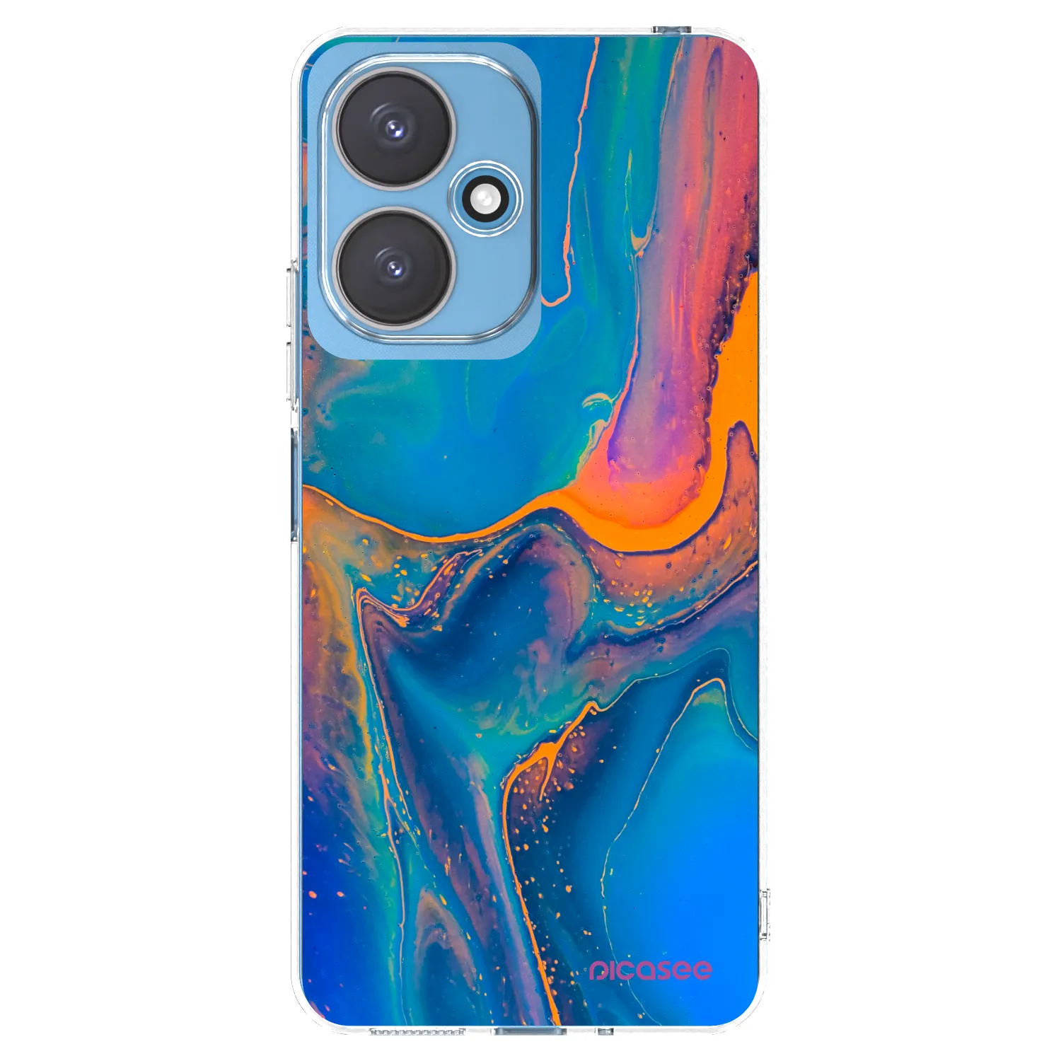 Picasee silikonski prozorni ovitek za Xiaomi Redmi 13C 5G - Rainbow