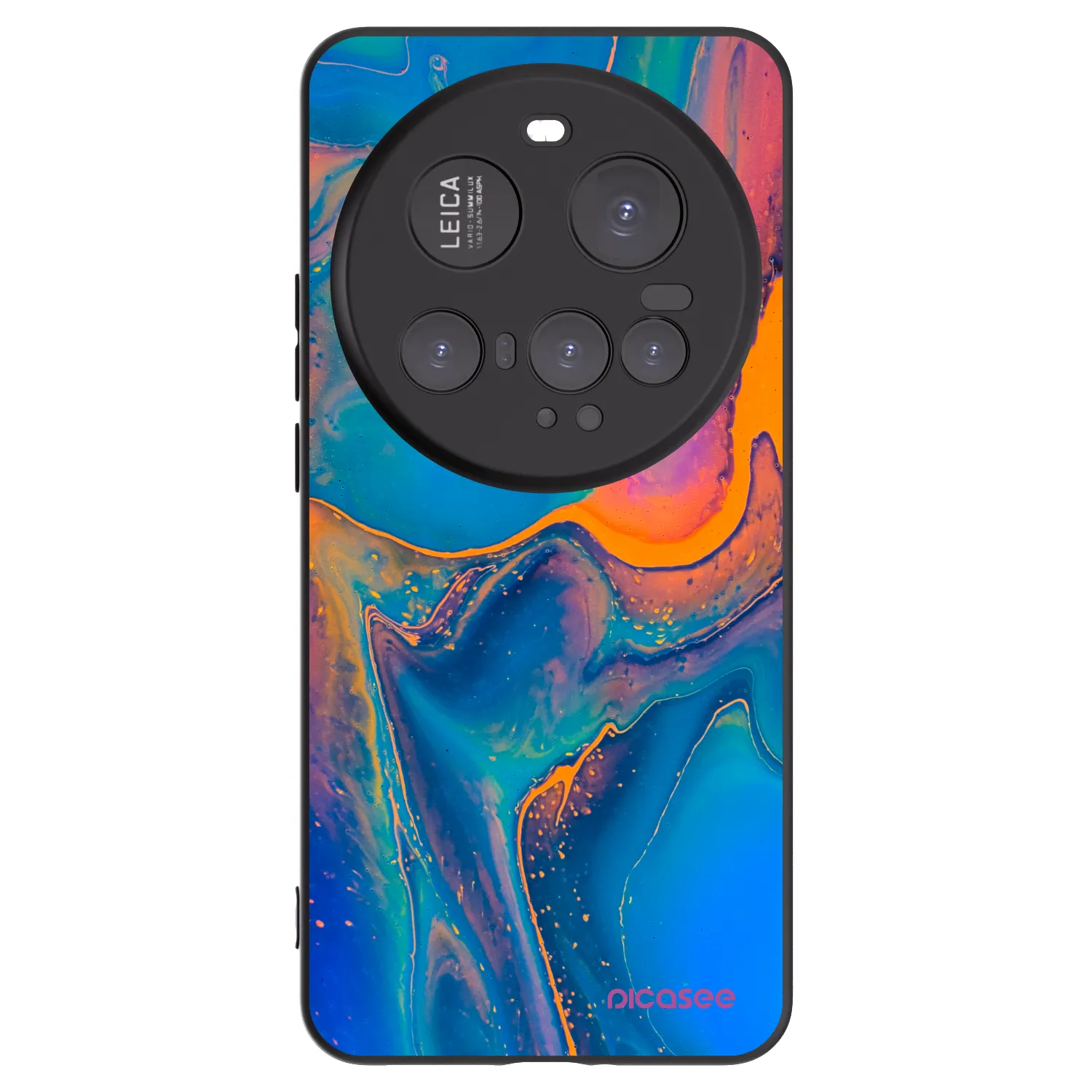 Picasee silikonski črni ovitek za Xiaomi 15 Ultra - Rainbow