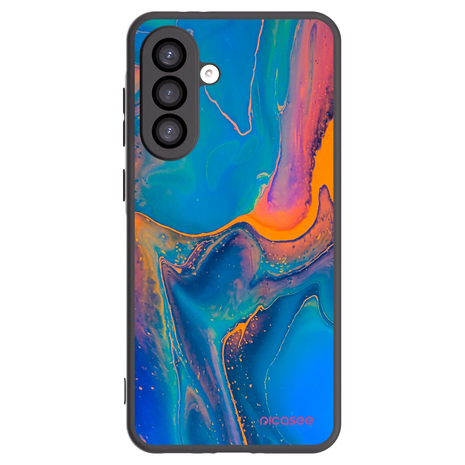 Picasee silikonski črni ovitek za Samsung Galaxy A26 5G A266B - Rainbow