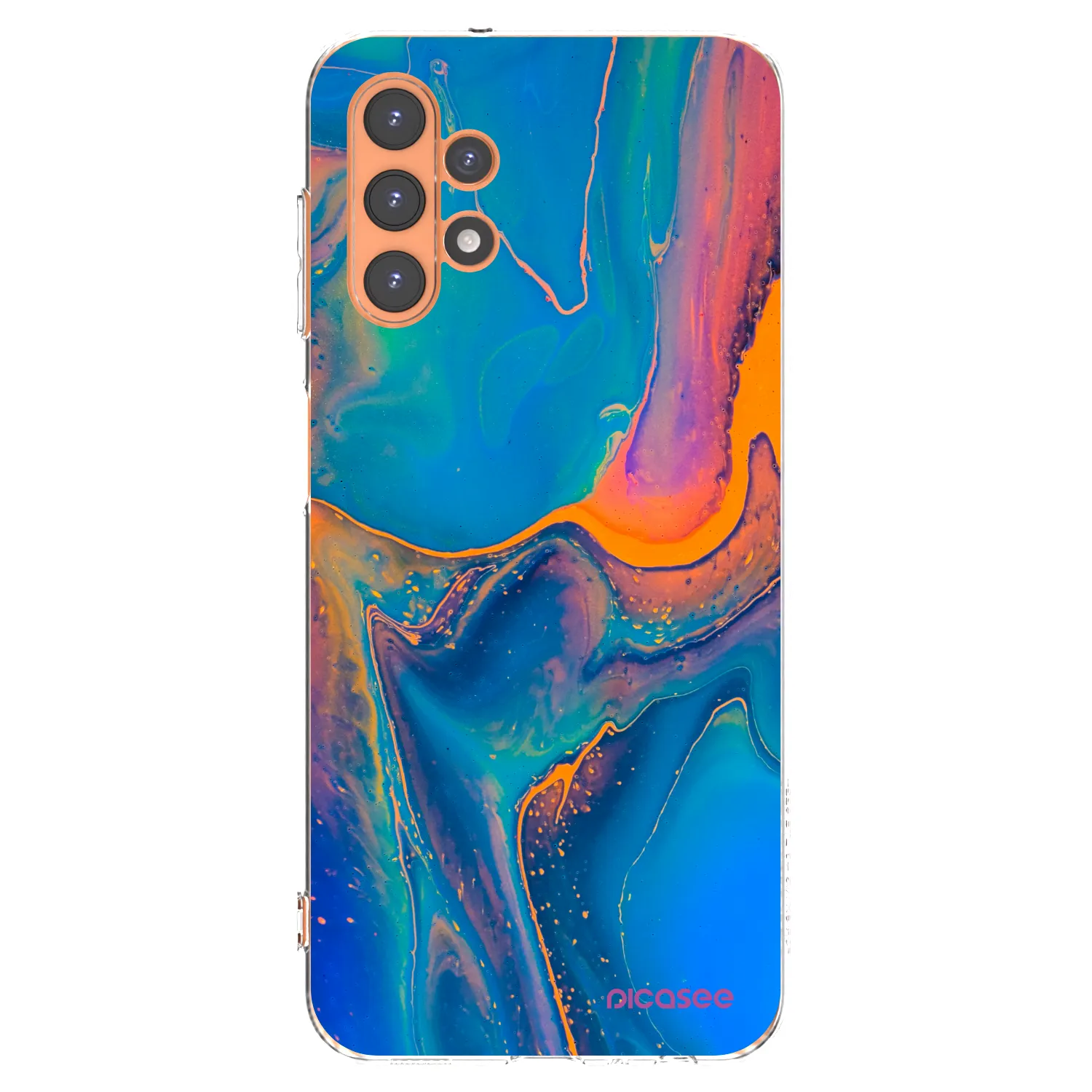 Picasee silikonski prozorni ovitek za Samsung Galaxy A13 5G - Rainbow