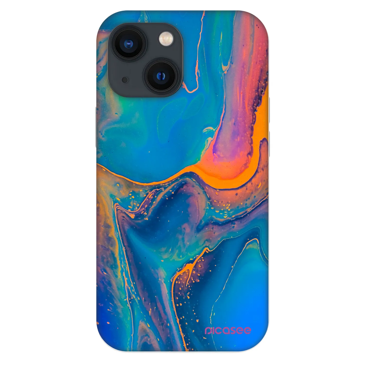 Picasee Fashion Case za Apple iPhone 13 mini - Rainbow