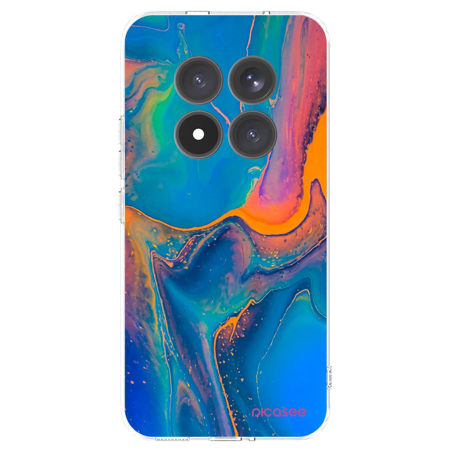Picasee silikonski prozorni ovitek za Xiaomi Redmi Note 15 Pro+ - Rainbow