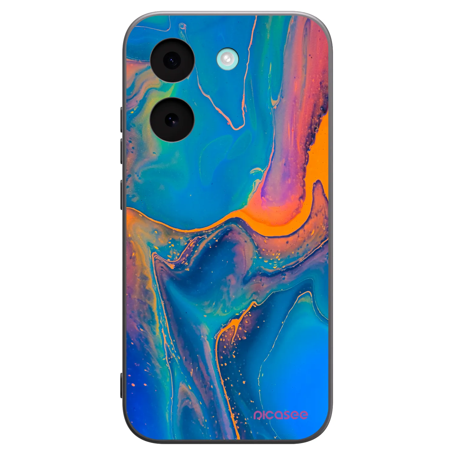 Picasee silikonski črni ovitek za Xiaomi Poco X8 Pro - Rainbow