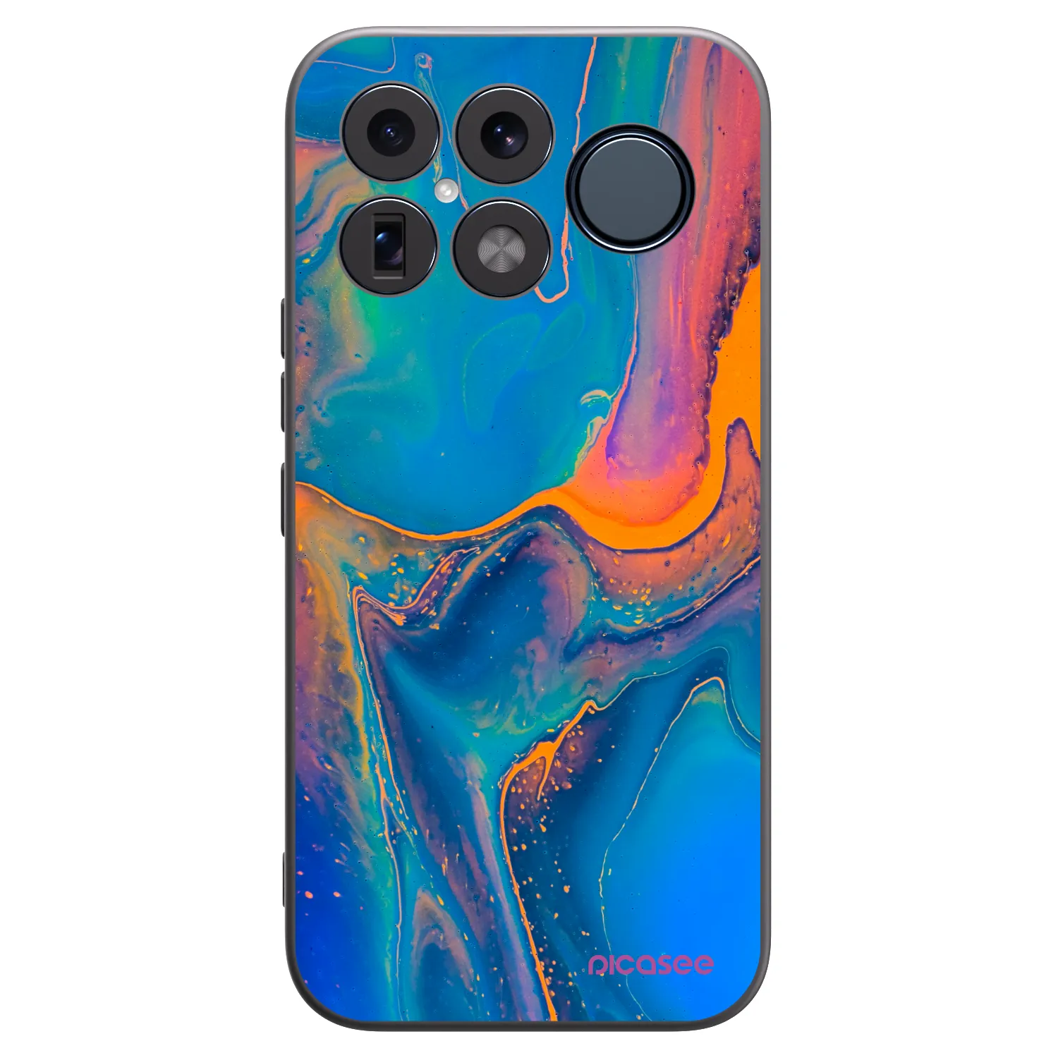 Picasee silikonski črni ovitek za Xiaomi Poco F8 Ultra - Rainbow