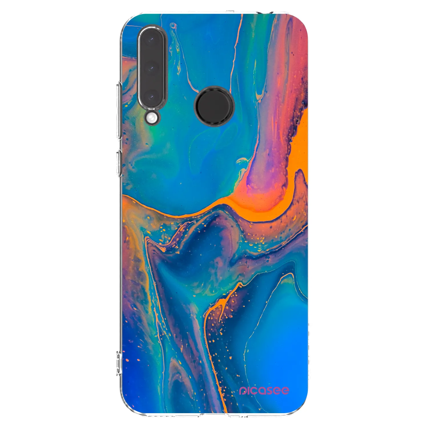 Picasee silikonski prozorni ovitek za Honor 20 Lite - Rainbow