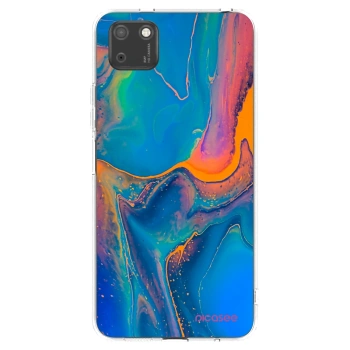 Picasee silikonski prozorni ovitek za Huawei Y5P - Rainbow