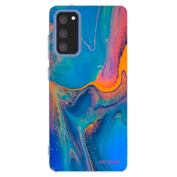 Picasee silikonski prozorni ovitek za Samsung Galaxy S20 FE - Rainbow