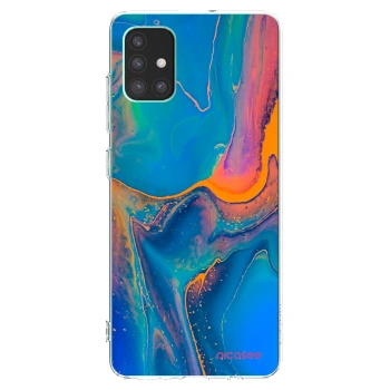 Picasee silikonski prozorni ovitek za Samsung Galaxy M51 M515F - Rainbow