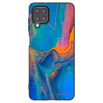 Picasee silikonski črni ovitek za Samsung Galaxy A12 A125F - Rainbow