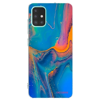 Picasee silikonski prozorni ovitek za Samsung Galaxy M31s - Rainbow