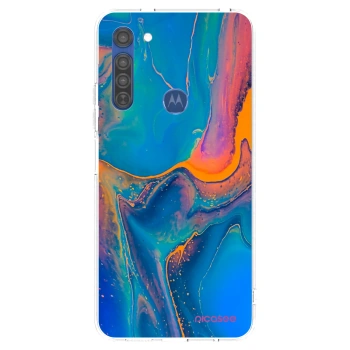 Ovitek za Motorola Moto G8 - Rainbow