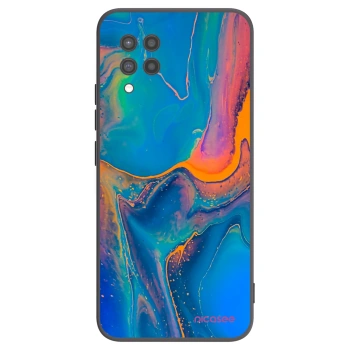 Picasee silikonski črni ovitek za Samsung Galaxy A42 A426B - Rainbow