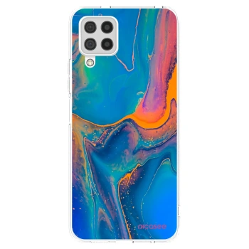 Picasee silikonski prozorni ovitek za Samsung Galaxy A22 A225F 4G - Rainbow