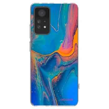 Picasee silikonski prozorni ovitek za Xiaomi Redmi Note 11 Pro 5G - Rainbow