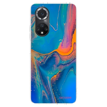 Picasee silikonski prozorni ovitek za Huawei Nova 9 SE - Rainbow