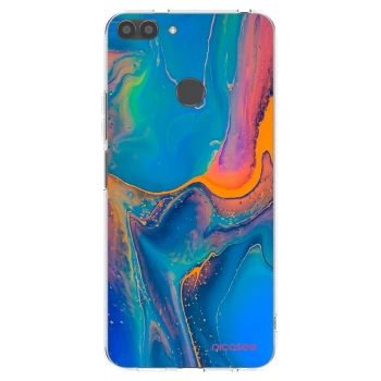 Picasee silikonski prozorni ovitek za Huawei P Smart - Rainbow
