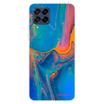 Picasee silikonski prozorni ovitek za Samsung Galaxy M53 5G - Rainbow