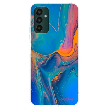 Picasee silikonski prozorni ovitek za Samsung Galaxy M13 M135F - Rainbow